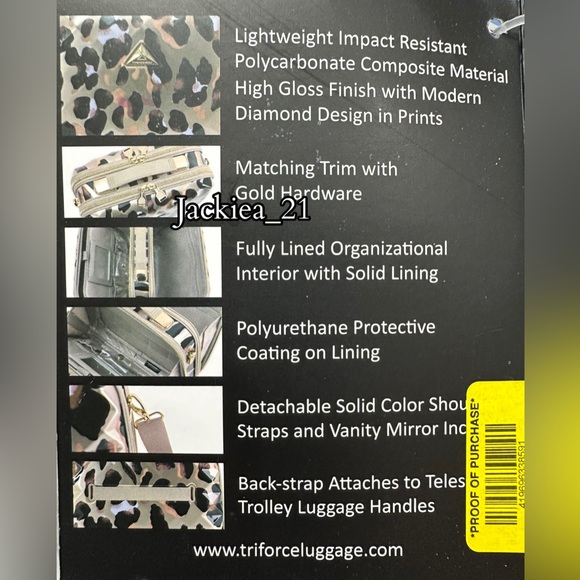 💙❤️ Leopard Print Cosmetic Bag - Picture 8 of 8